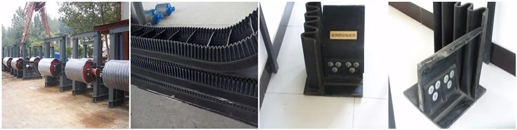 Hot Sale Carbon Steel Rubber Inclined System Corrugated Belt Conveyor Sidewall Belting